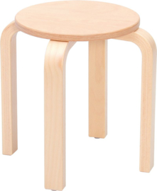 Schoolmeubilair/meubels: Krukken hout (in 7 maten leverbaar)