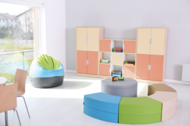 Kinderopvang opbergmeubel set van 3 kasten