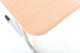 Schooltafel/bureau hout/metaal (verstelbaar in maat 3-7 en 5 kleuren)