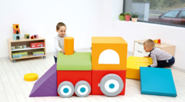 Foam Blokken Set "Locomotief"