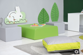 Foam blok/tafel/zitje GROOT of KLEIN (in 7 kleuren)