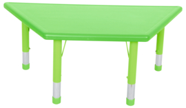 Kinderopvang tafels kunststof (in 3 vormen en 4 kleuren)