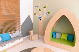 Leeshoek / rustplek "Oase" (165 x 79 x 180 cm)