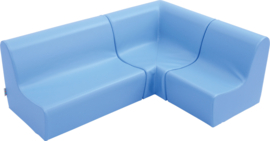 Hoekzitje (in 3 hoogtes en 7 kleuren)