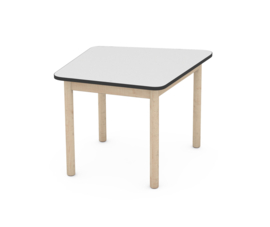 Kinderopvang tafel premium (60 x 71 cm) WIT in 4 hoogtes