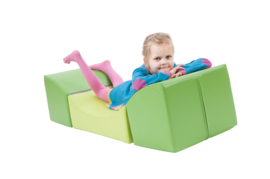 Ligbank (set van 3 foam delen) in 3 kleurencombinaties
