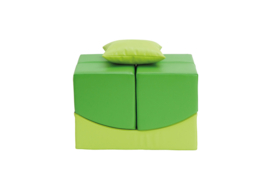 Ligbank (set van 3 foam delen) in 3 kleurencombinaties
