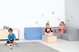 Hoekzitje (in 3 hoogtes en 7 kleuren)
