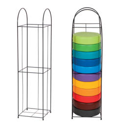 Standaard voor set van 12 zitkussens (van 8 cm)