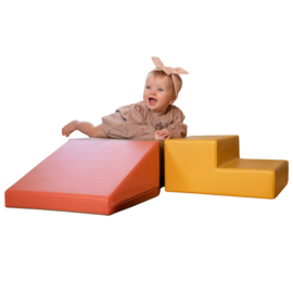 Set van 3 kleine foam blokken/speelkussens (in 2 kleurencombinaties)