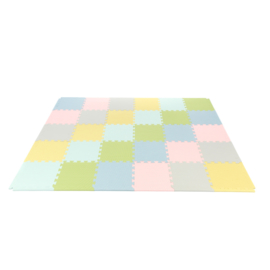 Sportmat 2,86 m² "Mix" PASTEL / 30 tegels (30 x 30 x 1,2 cm)