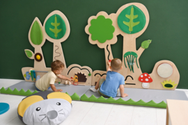 Wandspel Muurspel Bos
