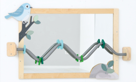 Decoratie "vogel" of "zon/gras" (voor Spiegel kinderopvang 120 x 80 cm)