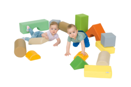 Foam Blokken Set van 11 of 15 kleine zachte speelelementen