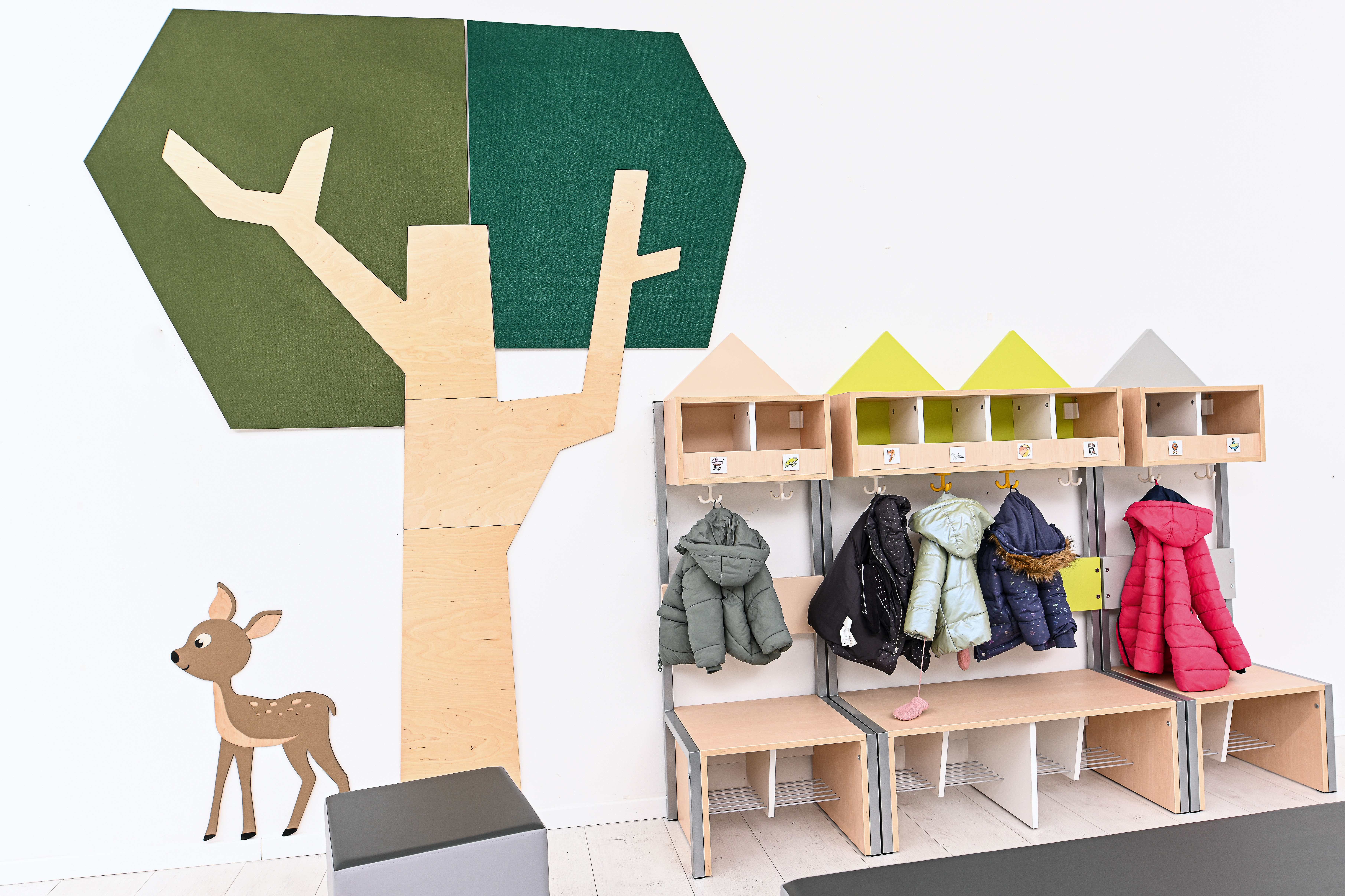 Wanddecoratie Boom (2 soorten) van hout