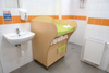 Aankleedmeubel / commode kinderopvang  "klein" (verrijdbaar/met wieltjes)