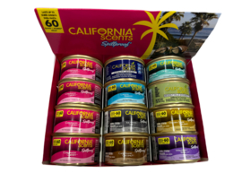 California Scents Spillproof - 12 stuks in mix box excl. deksels.