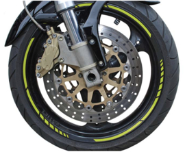 34447 Neon geel Motor velgen Striping