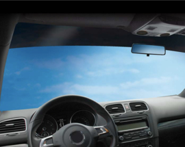 Foliatec Sunvisor zonneband diepzwart 15x152 cm - 17205