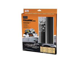 33911 CARDESIGN Sticker strepen Zwart mat