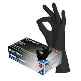 Nitrile style black handschoenen 100 stuks XL