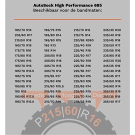 AutoSock High Performance 685