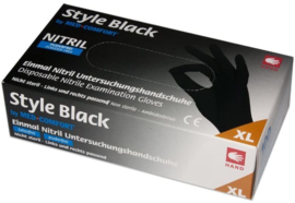 Nitrile style black handschoenen 100 stuks XL