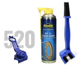 Oinker® 520 + Putoline DX11 + Chain brush