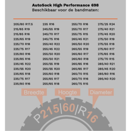 AutoSock High Performance 698