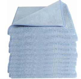 Micro Star Microvezeldoeken Blauw – 10 Stuks – 40x40 cm – 300 g/m² – Professionele Schoonmaakdoeken