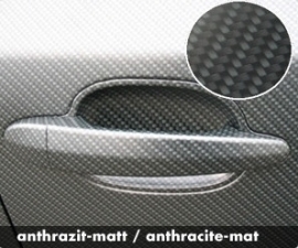 3142 INTERIEUR Designfolie CARBONLINE - zilver glanzend, 50 x 50 cm