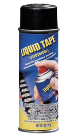Vloeibare tape spray 175 ml. zwart / spuitbus