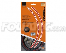 34441 Zwart Motor velgen Striping