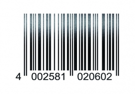 33913 CARDESIGN Sticker barcode zwart mat