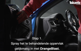 OrangeBlast Detail Spray 750ml – Quick Detailer met Wax & Hoogglans Bescherming – Voor Auto, Motor & Caravan