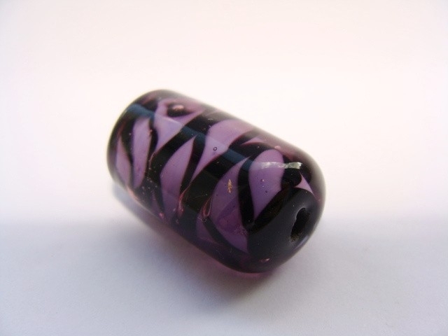 Zwart paarse tonvormige focal