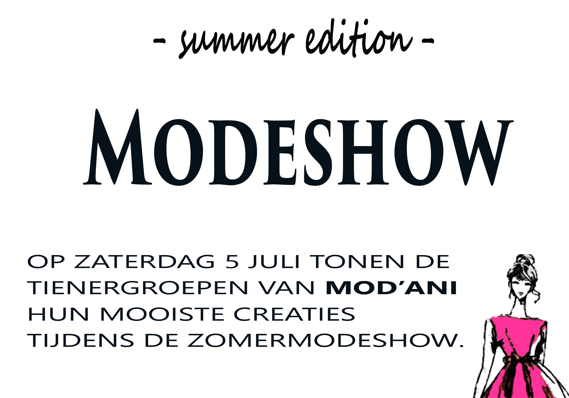 Geslaagde afsluitende Zomermodeshow!