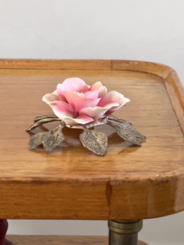French biscuit porcelain rose