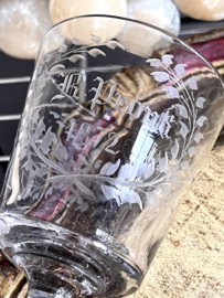 Antique wine glass