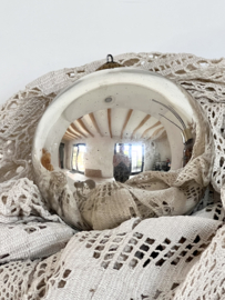 Antique silver witch ball
