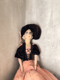 French antique sofa doll