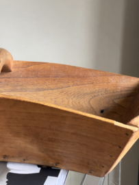 Antique wooden harvest basket