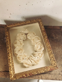 Framed flower wreath