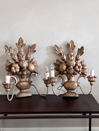 Set antieke franse wand appliques