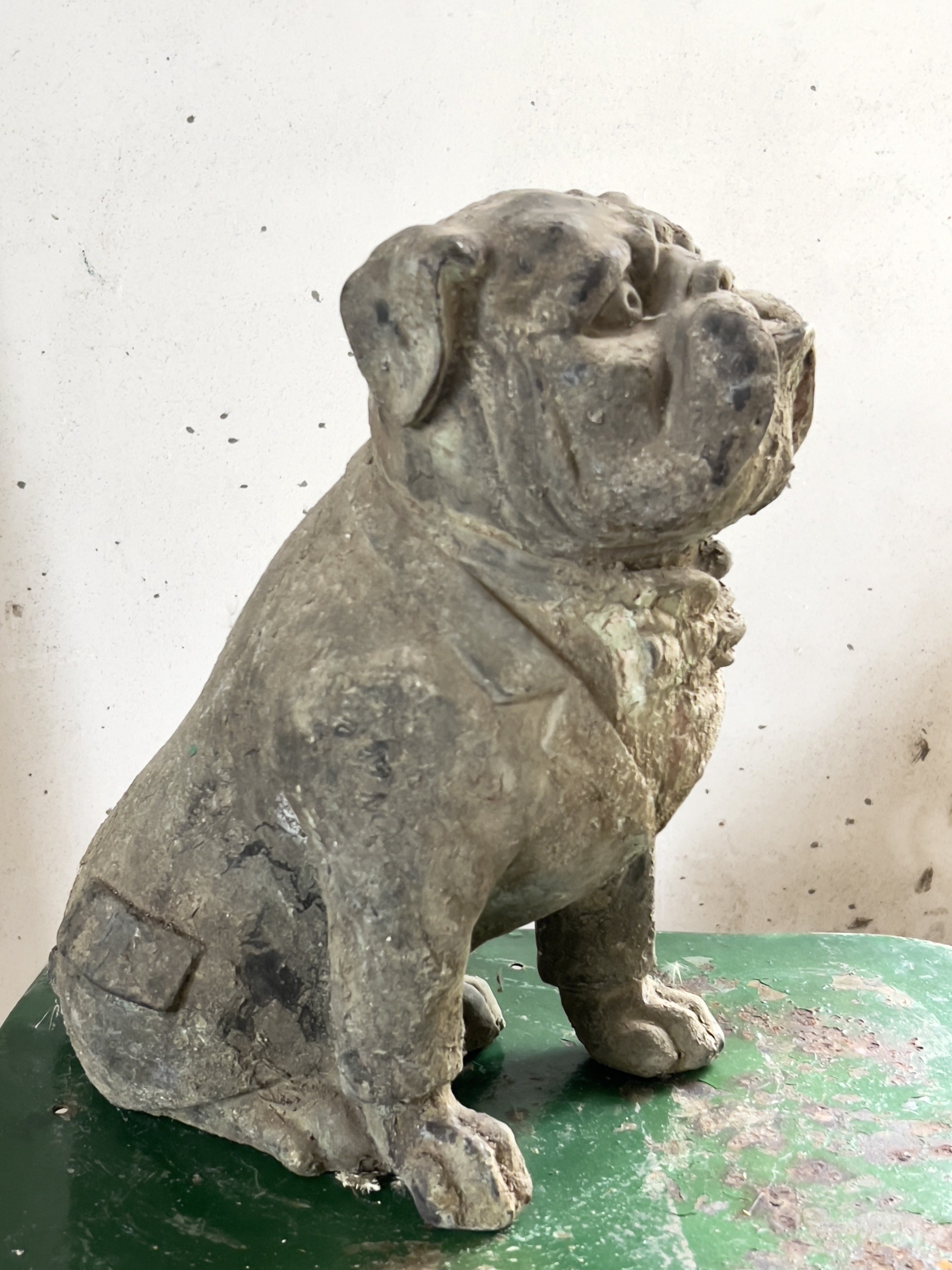 Unieke antieke bulldog