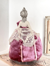 Antique half doll lady