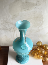 High opaline glass pouring jug