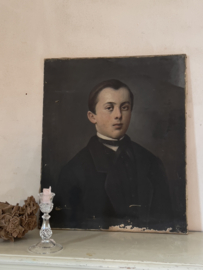 Unique french antique portrait