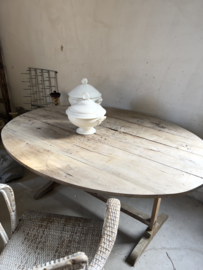 French antique oval wine table