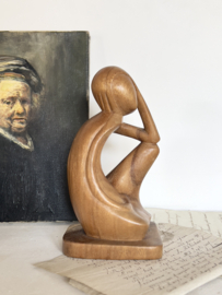 Mooi vintage houten ornament